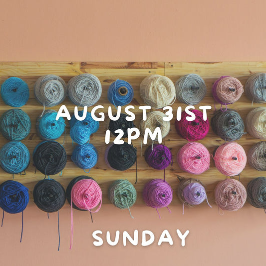 August 31st 12PM (Sunday)